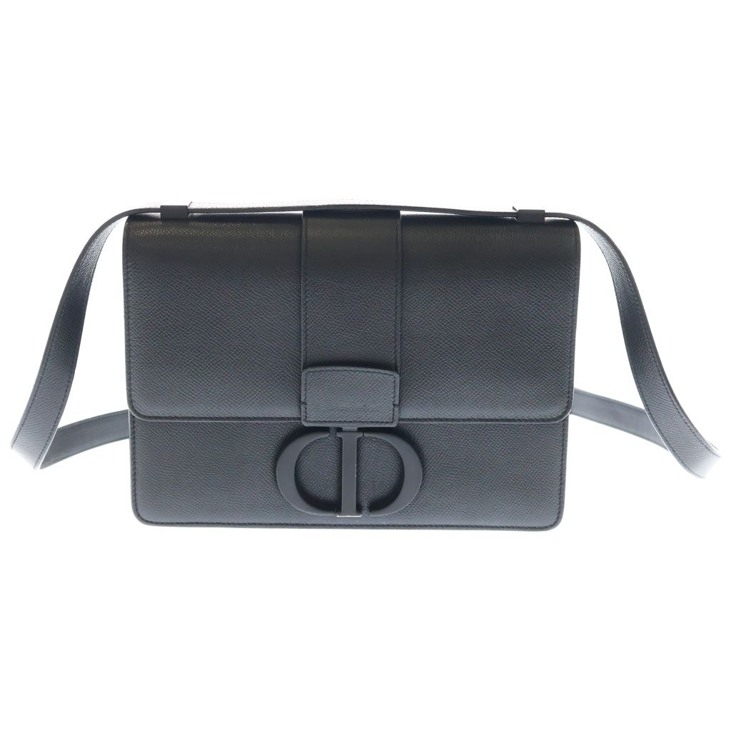 Dior Montaigne 30 Shoulder Bag Black Leather