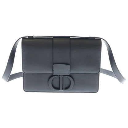 Dior Montaigne 30 Shoulder Bag Black Leather