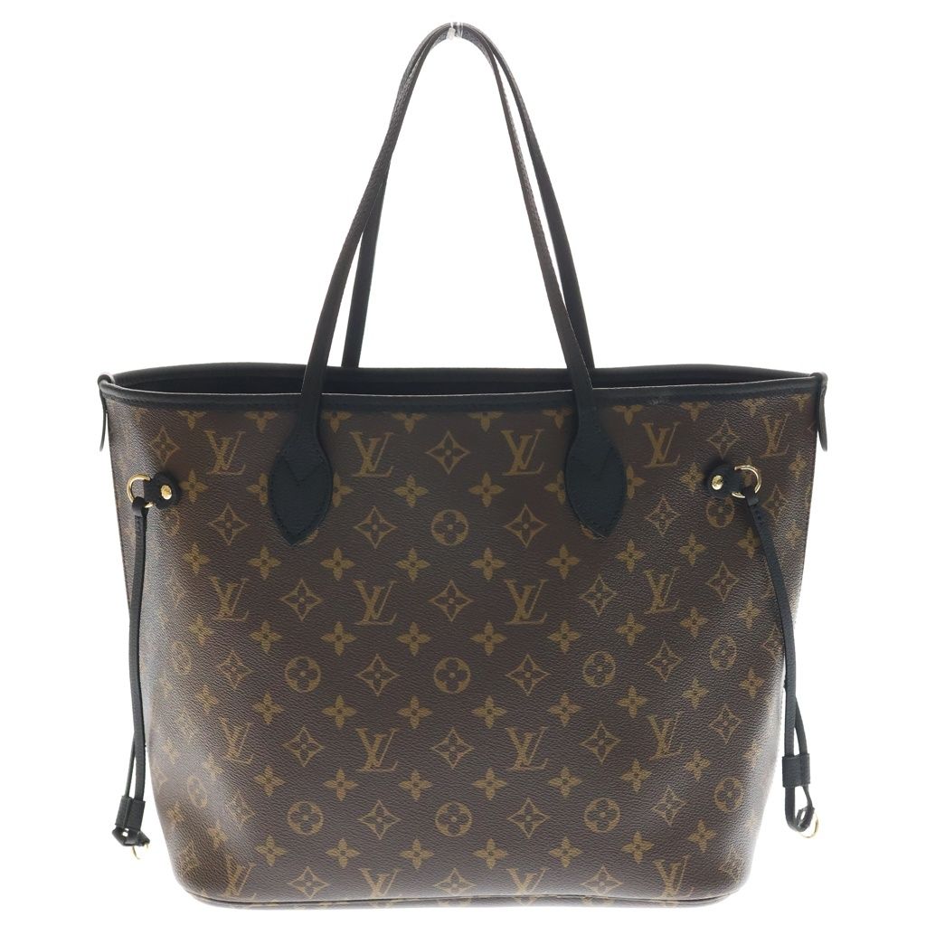 Louis Vuitton Monogram Neverfull Inside Out MM 2-Way Tote Shoulder Bag Black — view 4