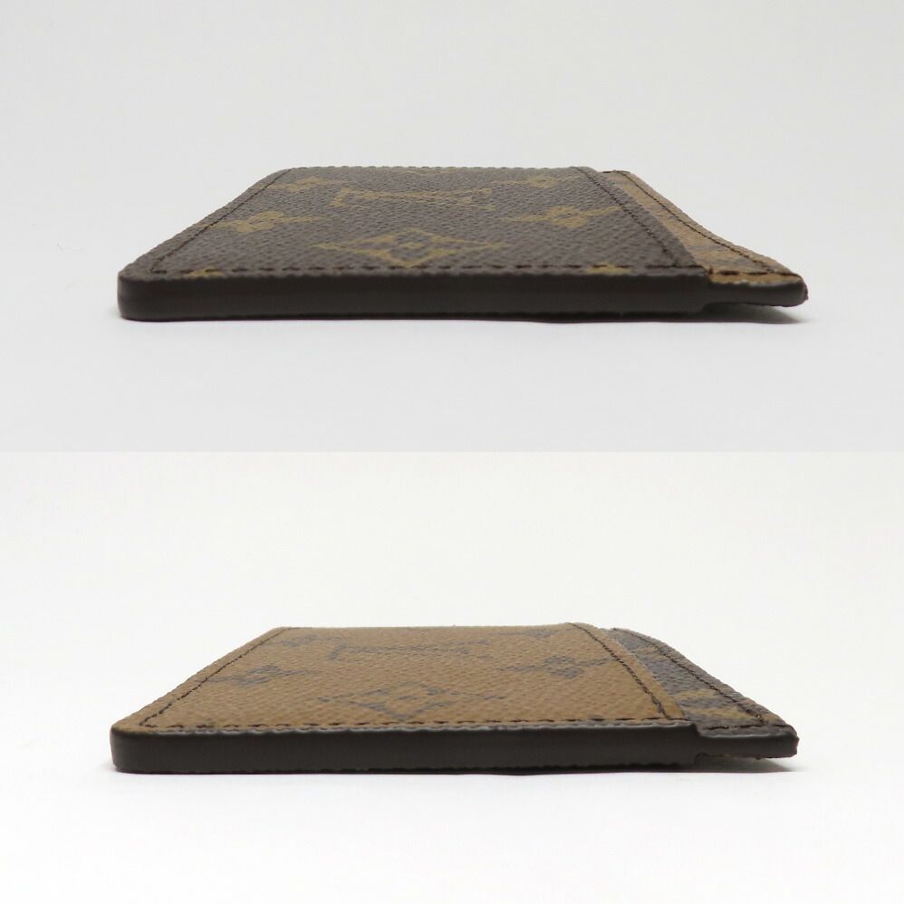 Louis Vuitton Card Case Holder Sample Monogram Reverse Brown — view 4