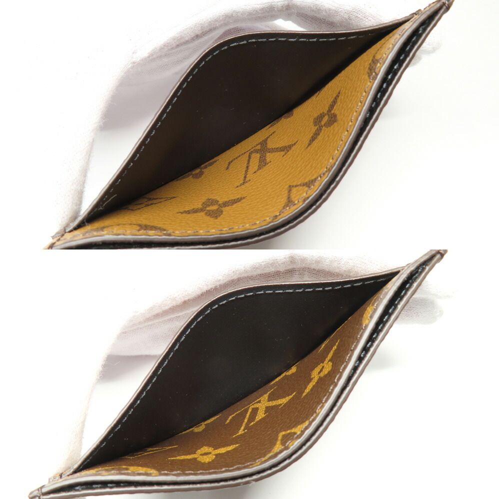 Louis Vuitton Card Case Holder Sample Monogram Reverse Brown — view 6