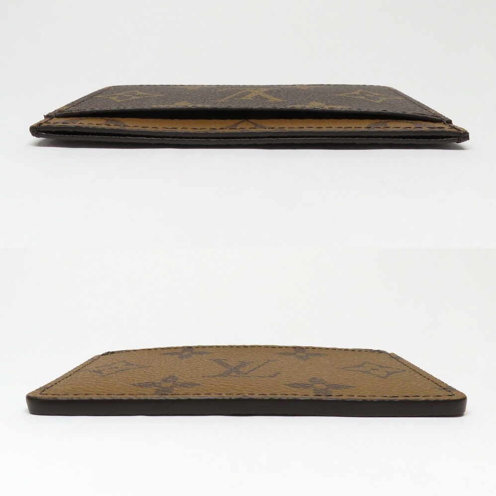 Louis Vuitton Card Case Holder Sample Monogram Reverse Brown — view 3