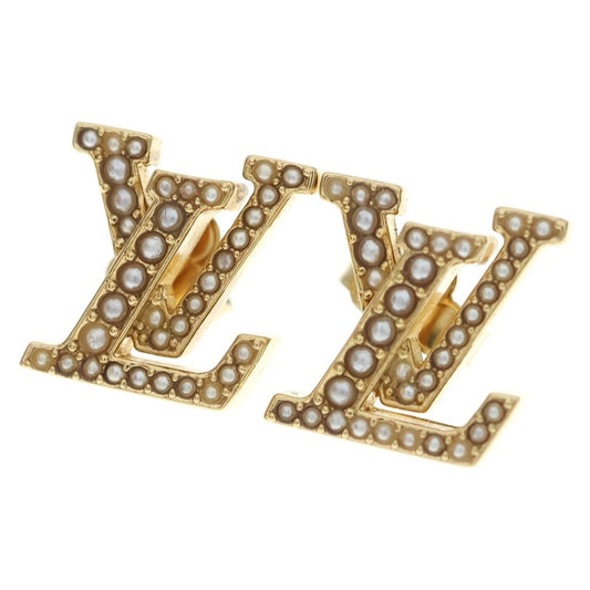 Louis Vuitton LV Iconic Pearl Earrings Gold