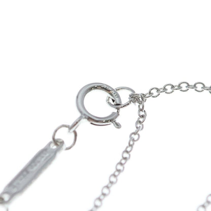 Tiffany & Co T Smile Mini Pink Saffiano Necklace Pendant Chain Silver Purple — view 4