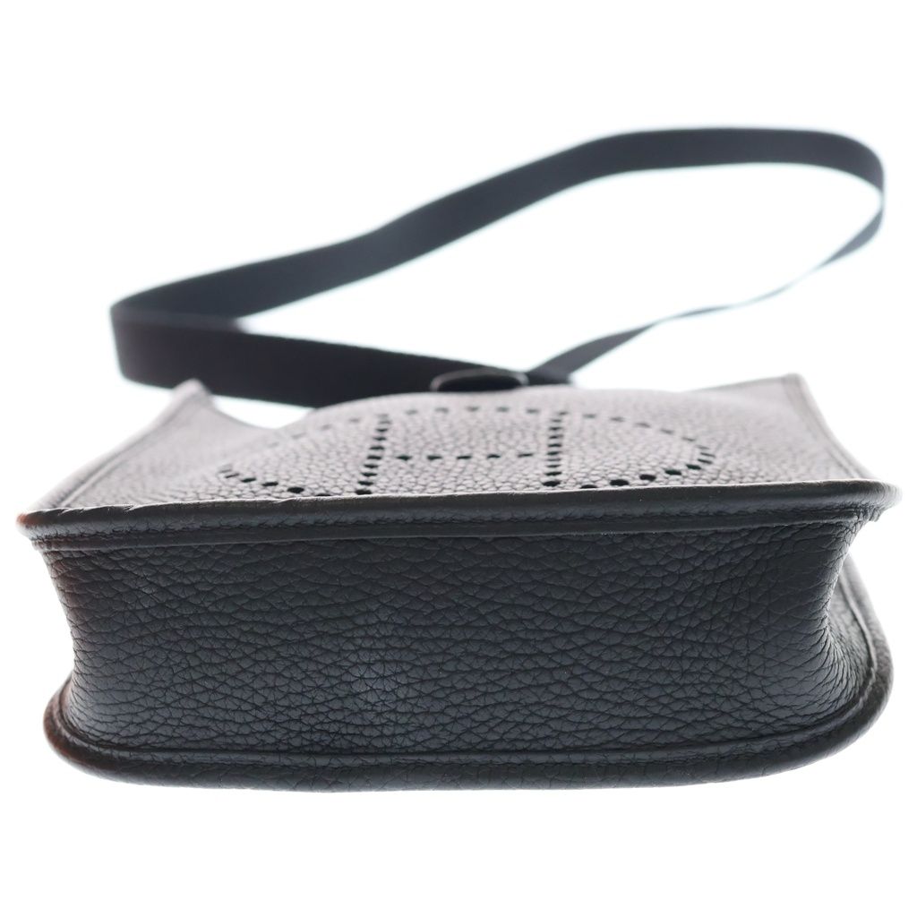 Hermes Evelyne TPM Shoulder Bag Black Taurillon Leather Silver — view 5