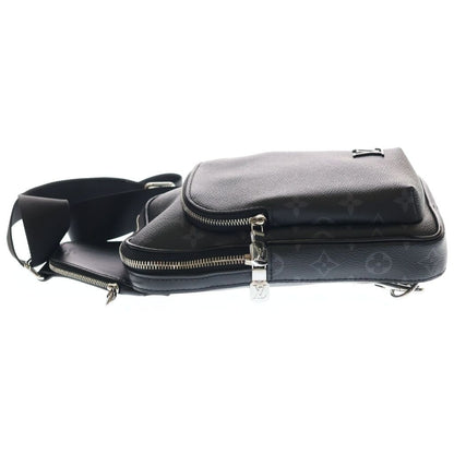 Louis Vuitton Monogram Eclipse Avenue Sling Bag PM Black Leather — view 3