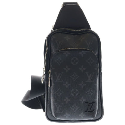 Louis Vuitton Monogram Eclipse Avenue Sling Bag PM Black Leather
