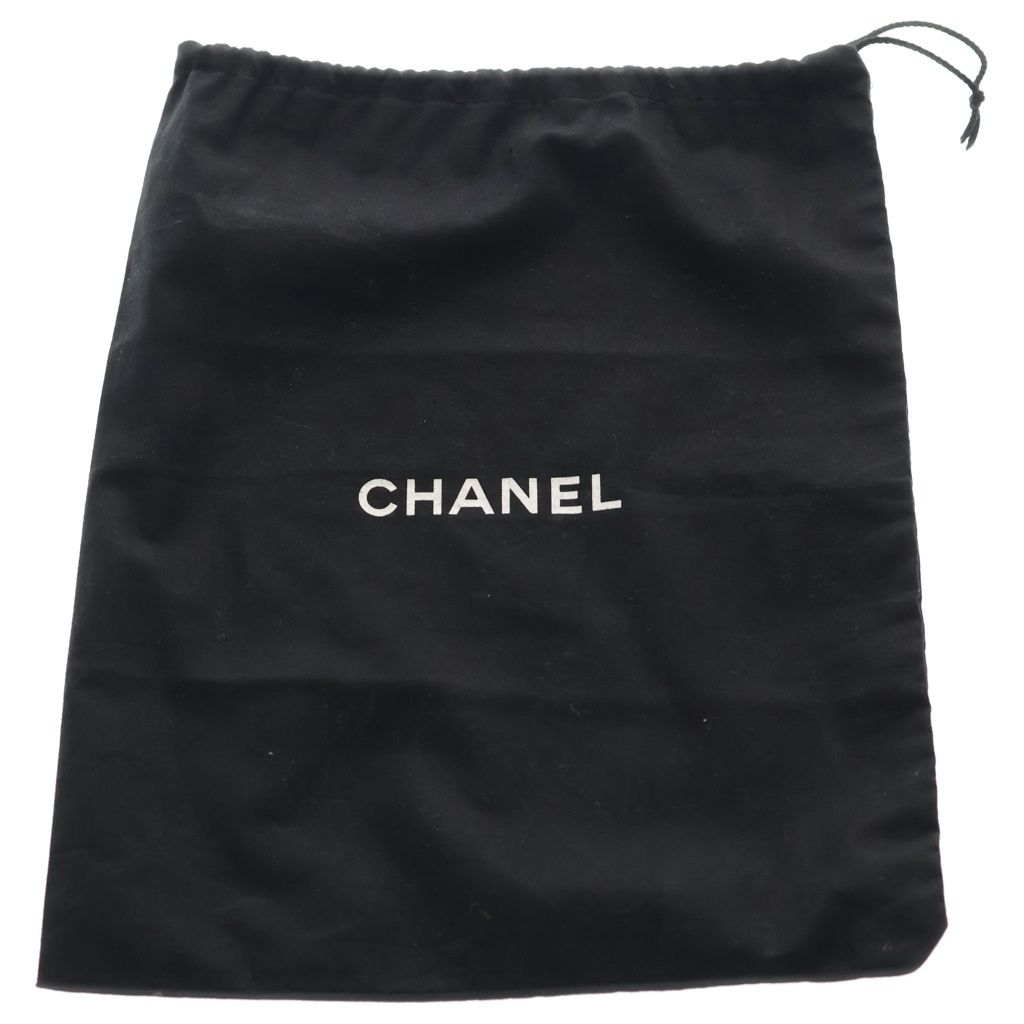 Chanel Quilted 25 Double Flap Chain Shoulder Bag Black Lambskin Silver — view 7
