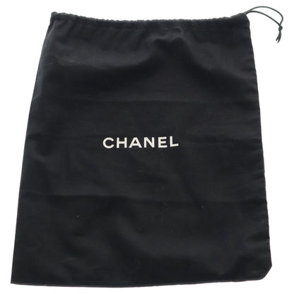 Chanel Quilted 25 Double Flap Chain Shoulder Bag Black Lambskin Silver — view 7