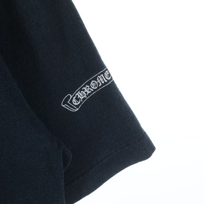 Chrome Hearts Vintage CH T-Shirt Scroll Label Print Crew Neck Short Sleeve Navy — view 6