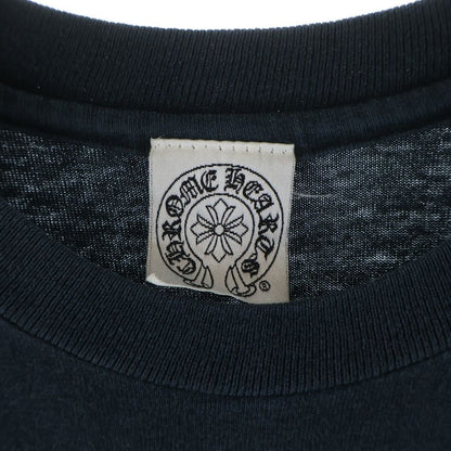 Chrome Hearts Vintage CH T-Shirt Scroll Label Print Crew Neck Short Sleeve Navy — view 7
