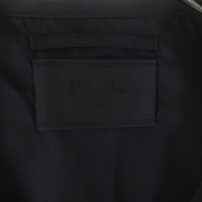Prada Logo Triangle Plate Re-Nylon Vest Black — view 6