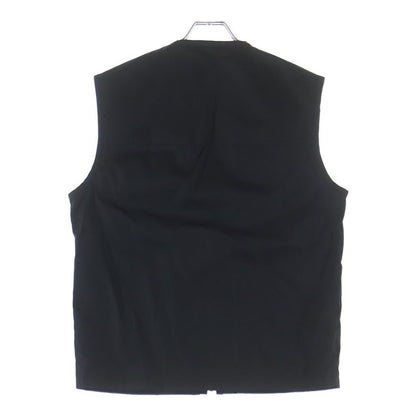 Prada Logo Triangle Plate Re-Nylon Vest Black — view 2