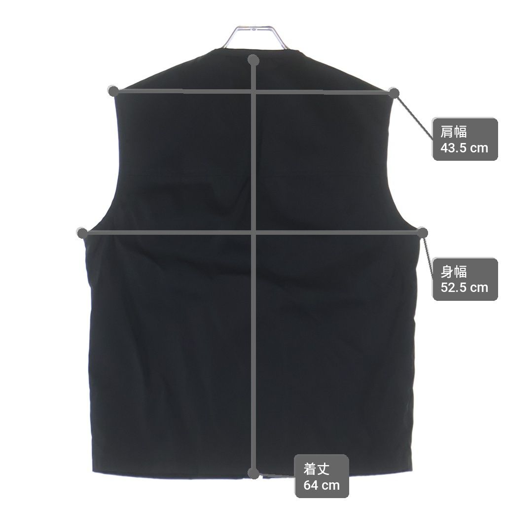 Prada Logo Triangle Plate Re-Nylon Vest Black — view 9