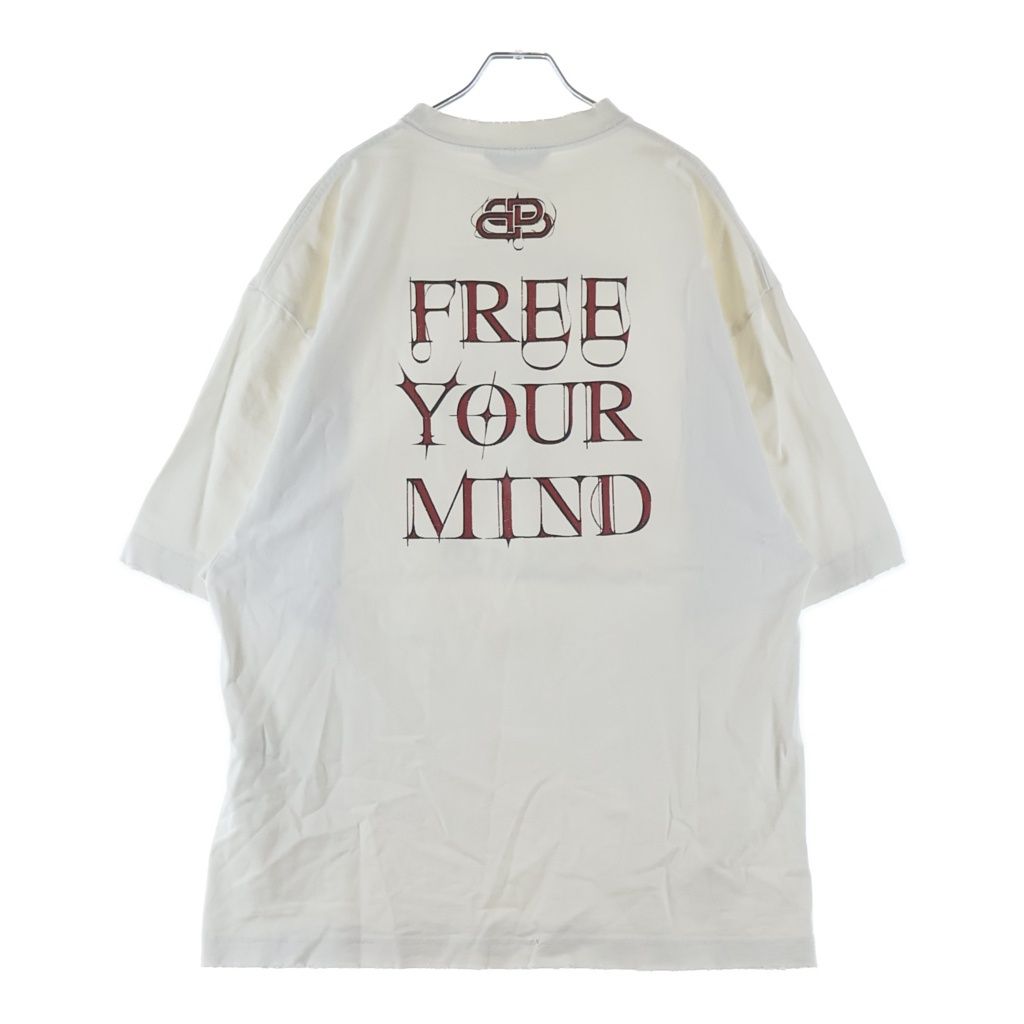 Balenciaga Oversize Short Sleeve Crew Neck T-Shirt White