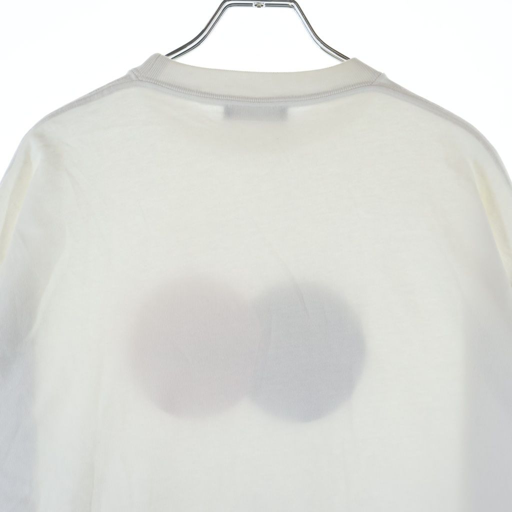 Balenciaga Master Card Logo Print Crew Neck Short Sleeve T-Shirt White — view 4