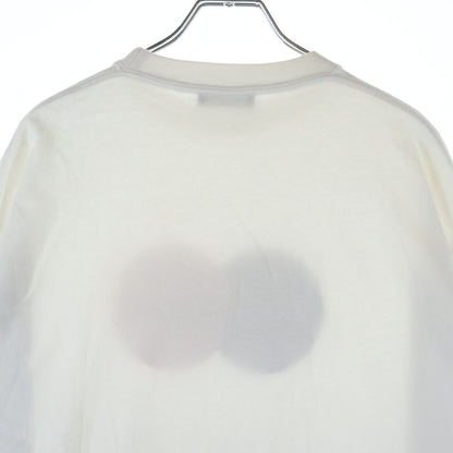 Balenciaga Master Card Logo Print Crew Neck Short Sleeve T-Shirt White — view 4