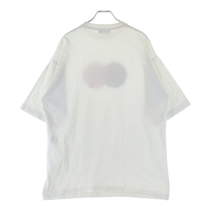 Balenciaga Master Card Logo Print Crew Neck Short Sleeve T-Shirt White — view 2