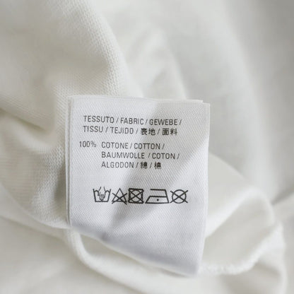 Balenciaga Master Card Logo Print Crew Neck Short Sleeve T-Shirt White — view 7