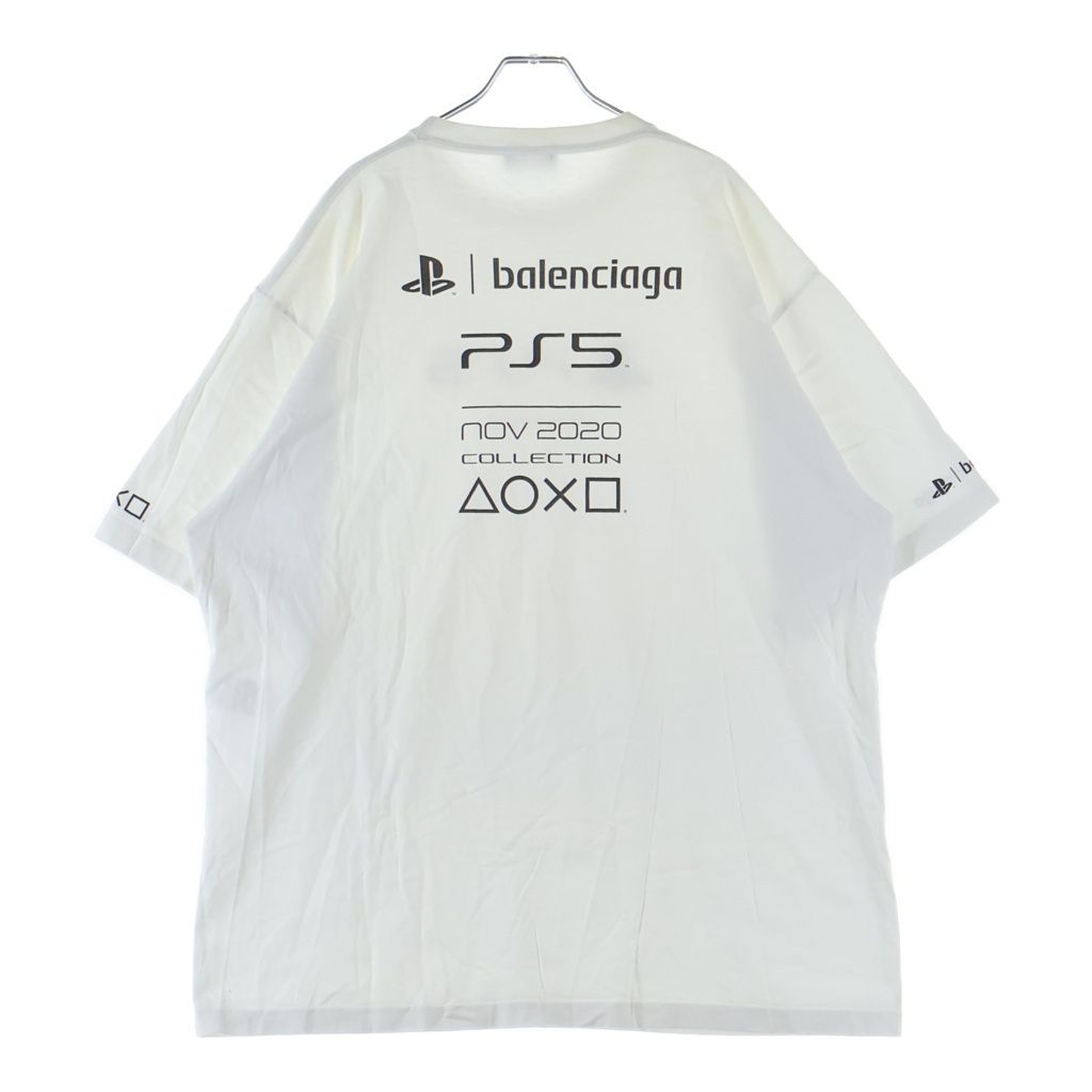 Balenciaga Playstation Boxy Ps5 Tee Logo Print Oversize Crew Neck Short Sleeve — view 2