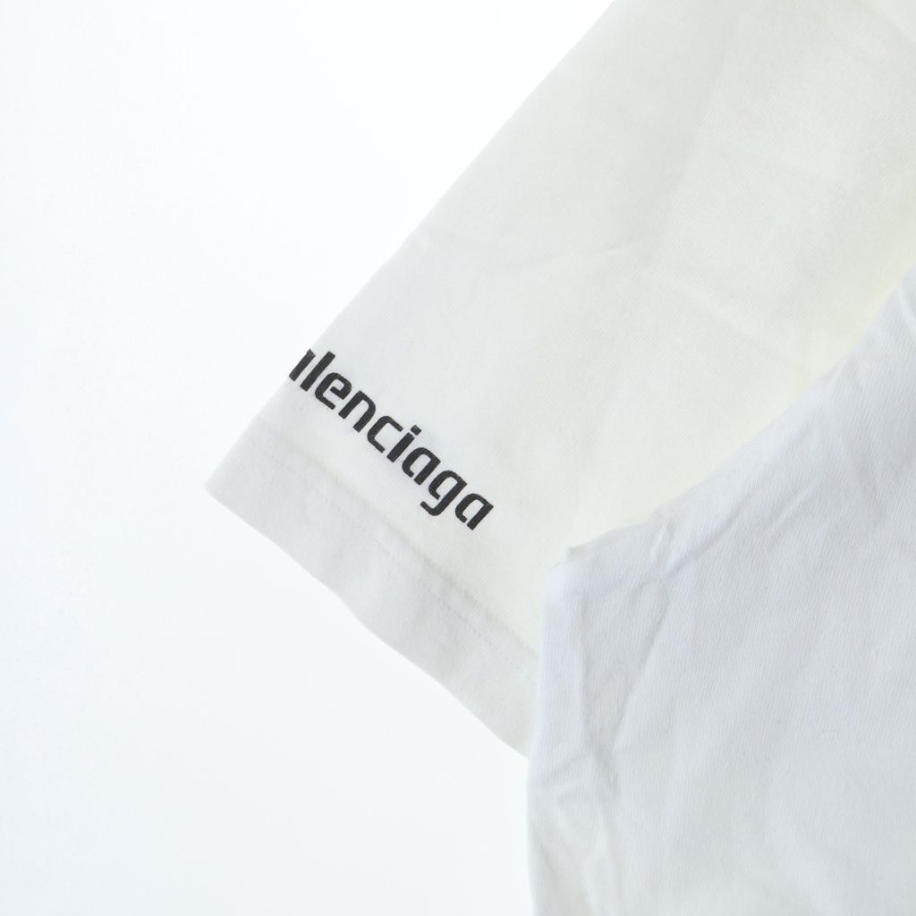 Balenciaga Playstation Boxy Ps5 Tee Logo Print Oversize Crew Neck Short Sleeve — view 5