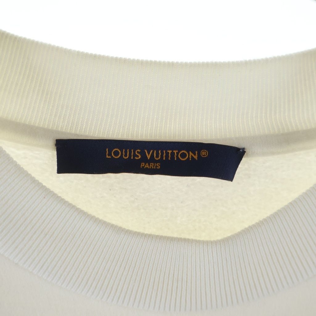 Louis Vuitton Multinational International Graphic Print Logo Sweatshirt White — view 6