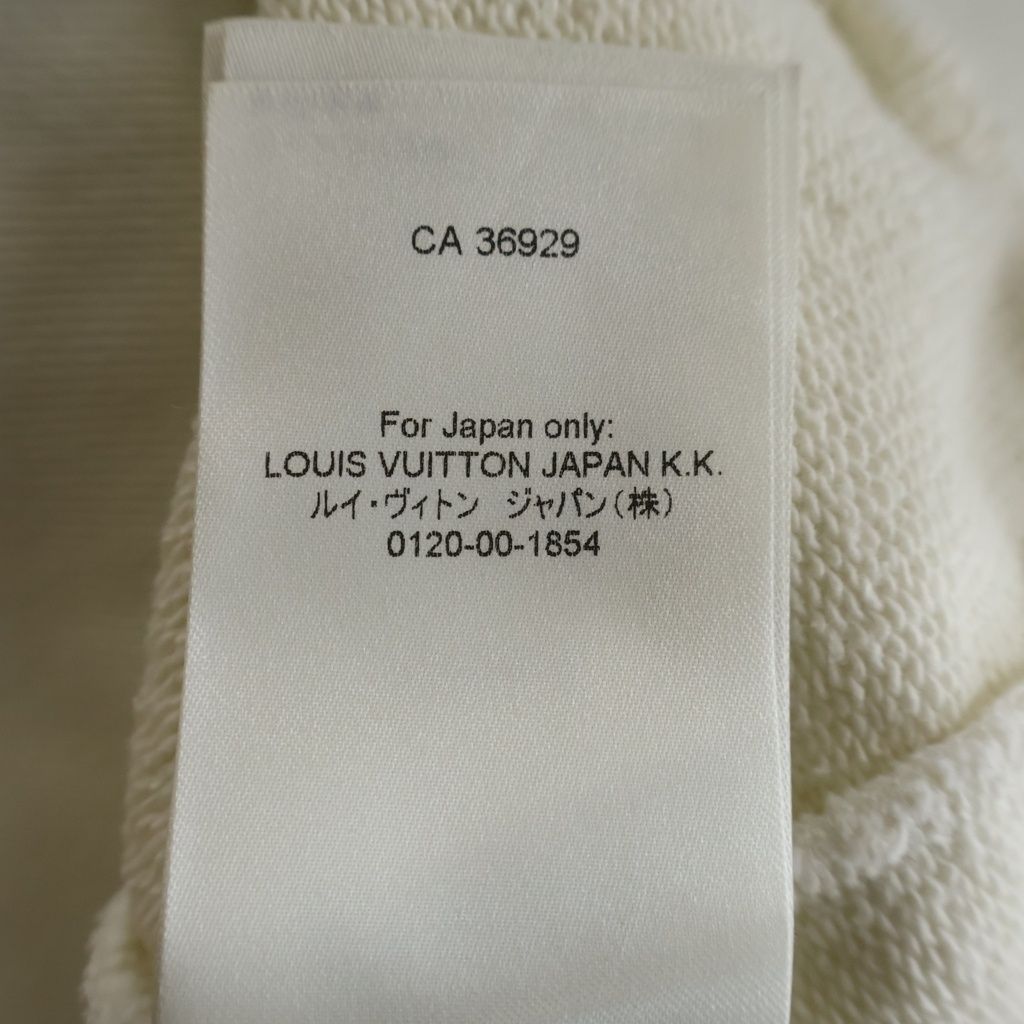Louis Vuitton Gradient Monogram Embroidery Sweatshirt Crew Neck Shirt White — view 8