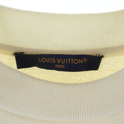 Louis Vuitton Gradient Monogram Embroidery Sweatshirt Crew Neck Shirt White — view 6