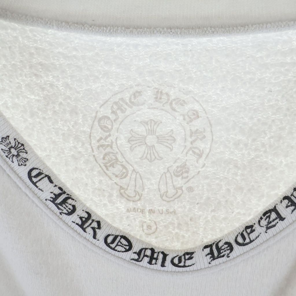 Chrome Hearts Sweatshirt Plvr Neck Logo Print Crew White — view 7