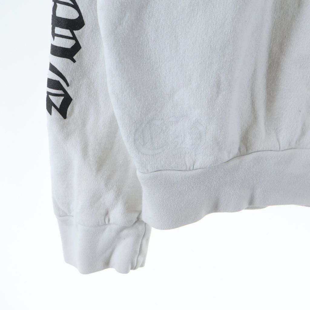 Chrome Hearts Sweatshirt Plvr Neck Logo Print Crew White — view 6