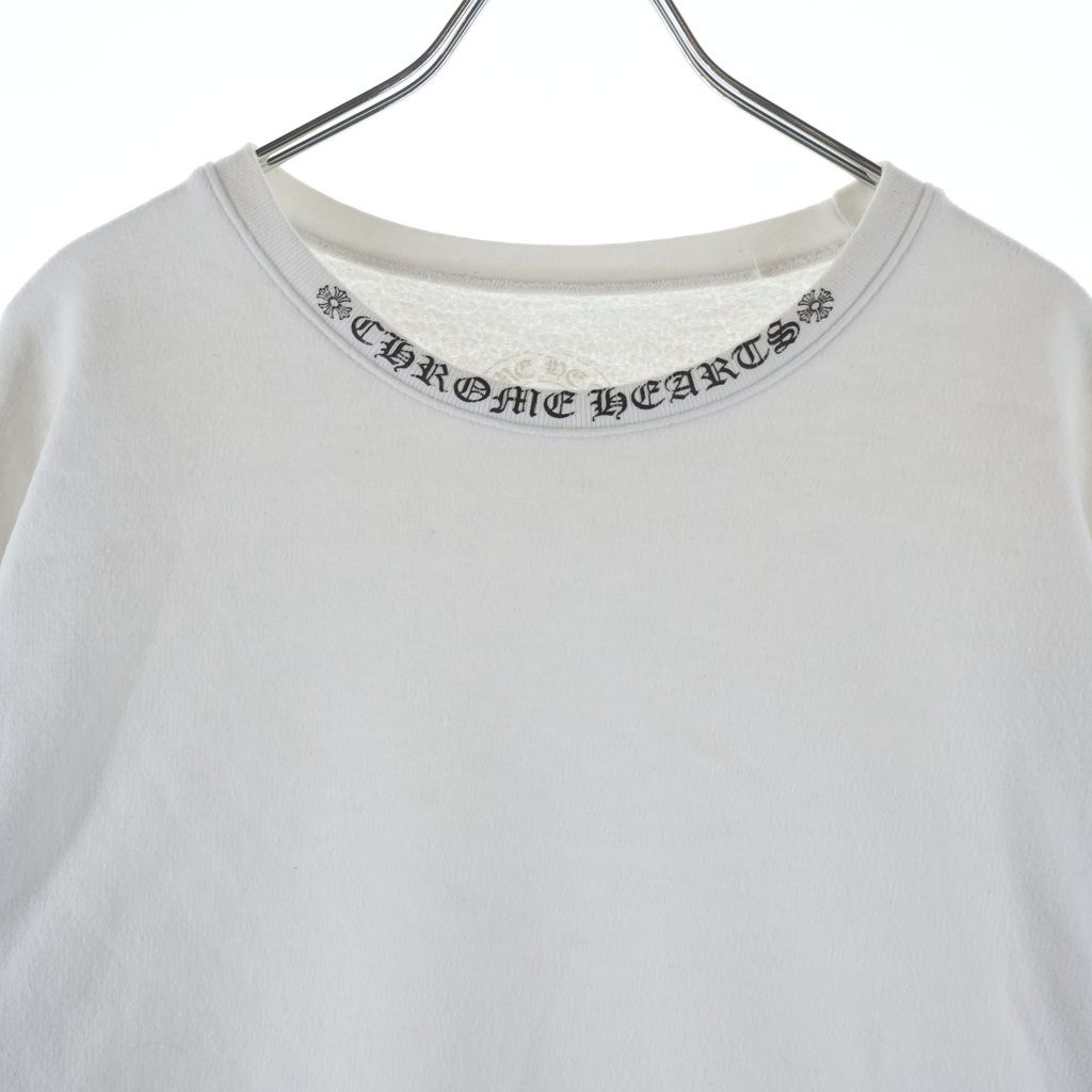 Chrome Hearts Sweatshirt Plvr Neck Logo Print Crew White — view 3