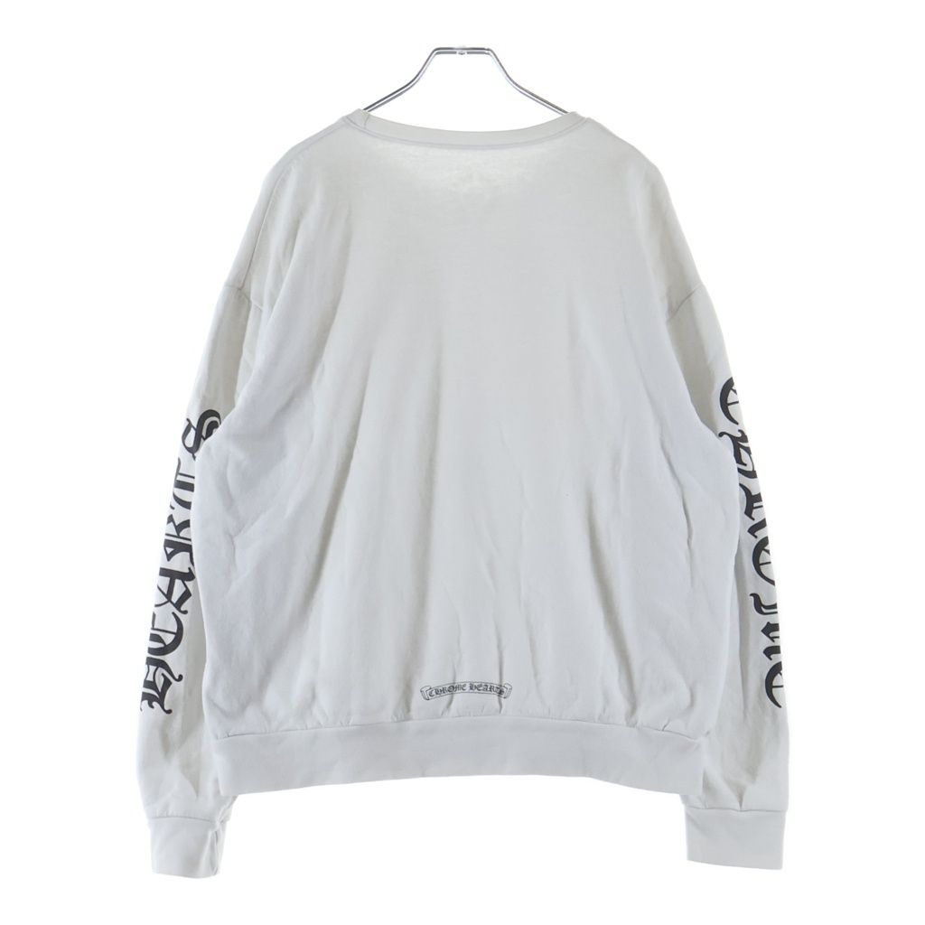 Chrome Hearts Sweatshirt Plvr Neck Logo Print Crew White — view 2