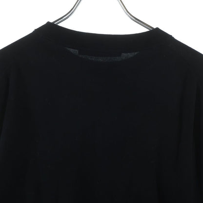 Louis Vuitton Monogram Logo Embroidery Sweater Lightweight Knit Wear Black — view 4