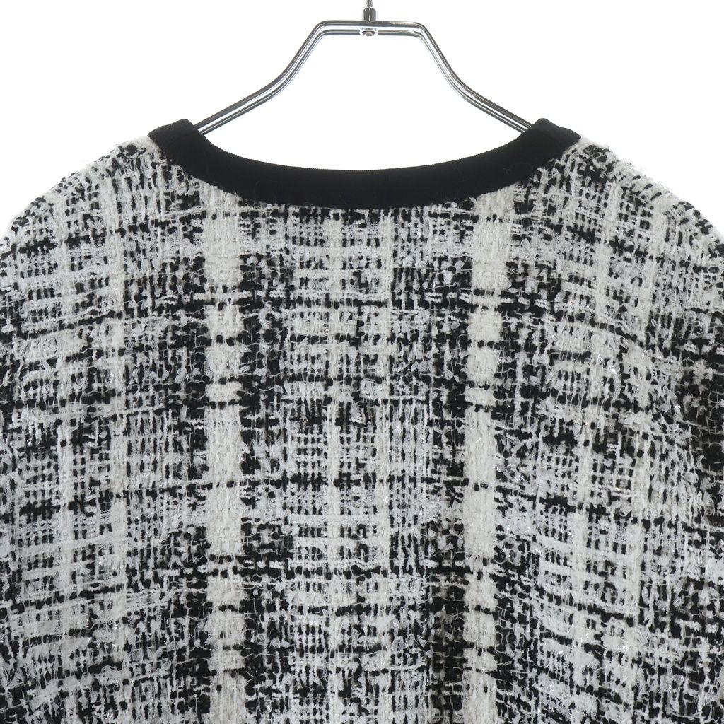 Louis Vuitton Tweed Jacket Black White Uiq — view 4