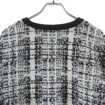 Louis Vuitton Tweed Jacket Black White Uiq — view 4
