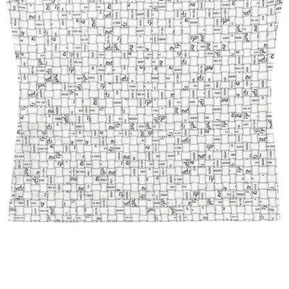Hermes Short Sleeve T-Shirt Bolduc Check Micro 34 Cotton White Black — view 7