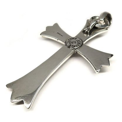 Chrome Hearts Necklace Pendant Large CH Cross Vail 925 Sterling Silver Invoice — view 5