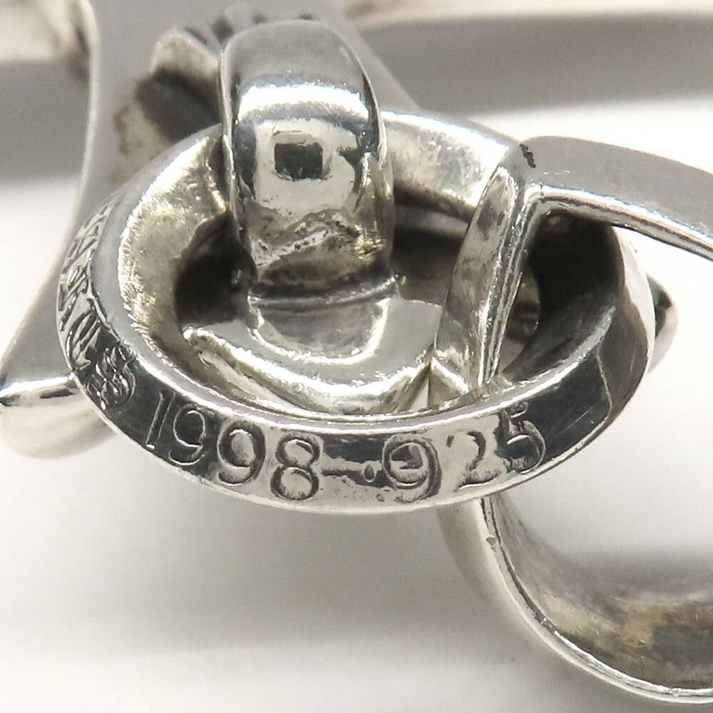 Chrome Hearts Necklace Pendant Large CH Cross Vail 925 Sterling Silver Invoice — view 7