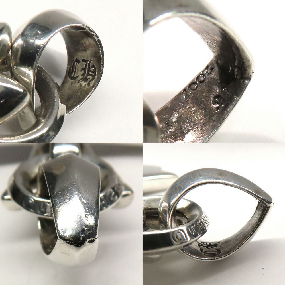 Chrome Hearts Necklace Pendant Large CH Cross Vail 925 Sterling Silver Invoice — view 9