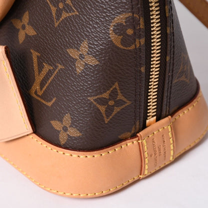 Louis Vuitton Monogram Alma BB Handbag Shoulder Gold — view 7