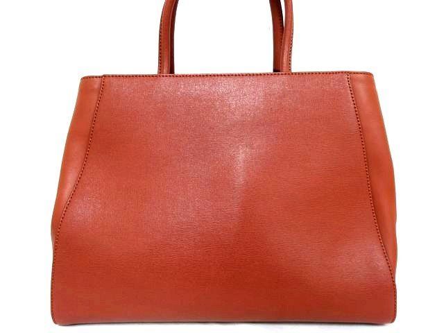 Fendi Toujour Shoulder Bag Leather Light Red Gold — view 2