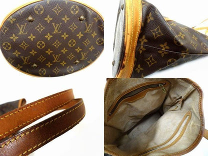 Louis Vuitton Bucket GM Shoulder Bag Monogram Leather GM — view 4
