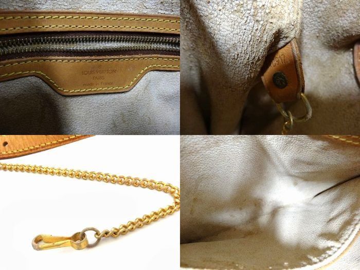 Louis Vuitton Bucket GM Shoulder Bag Monogram Leather GM — view 5