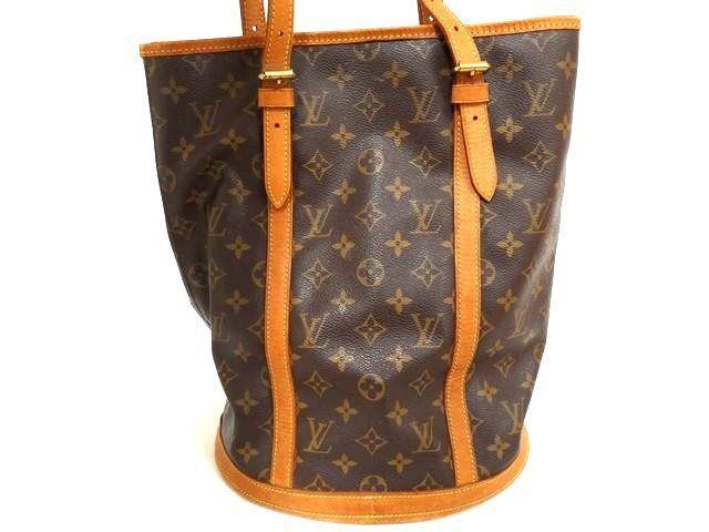Louis Vuitton Bucket GM Shoulder Bag Monogram Leather GM — view 2