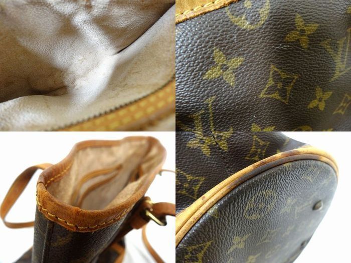Louis Vuitton Bucket GM Shoulder Bag Monogram Leather GM — view 6