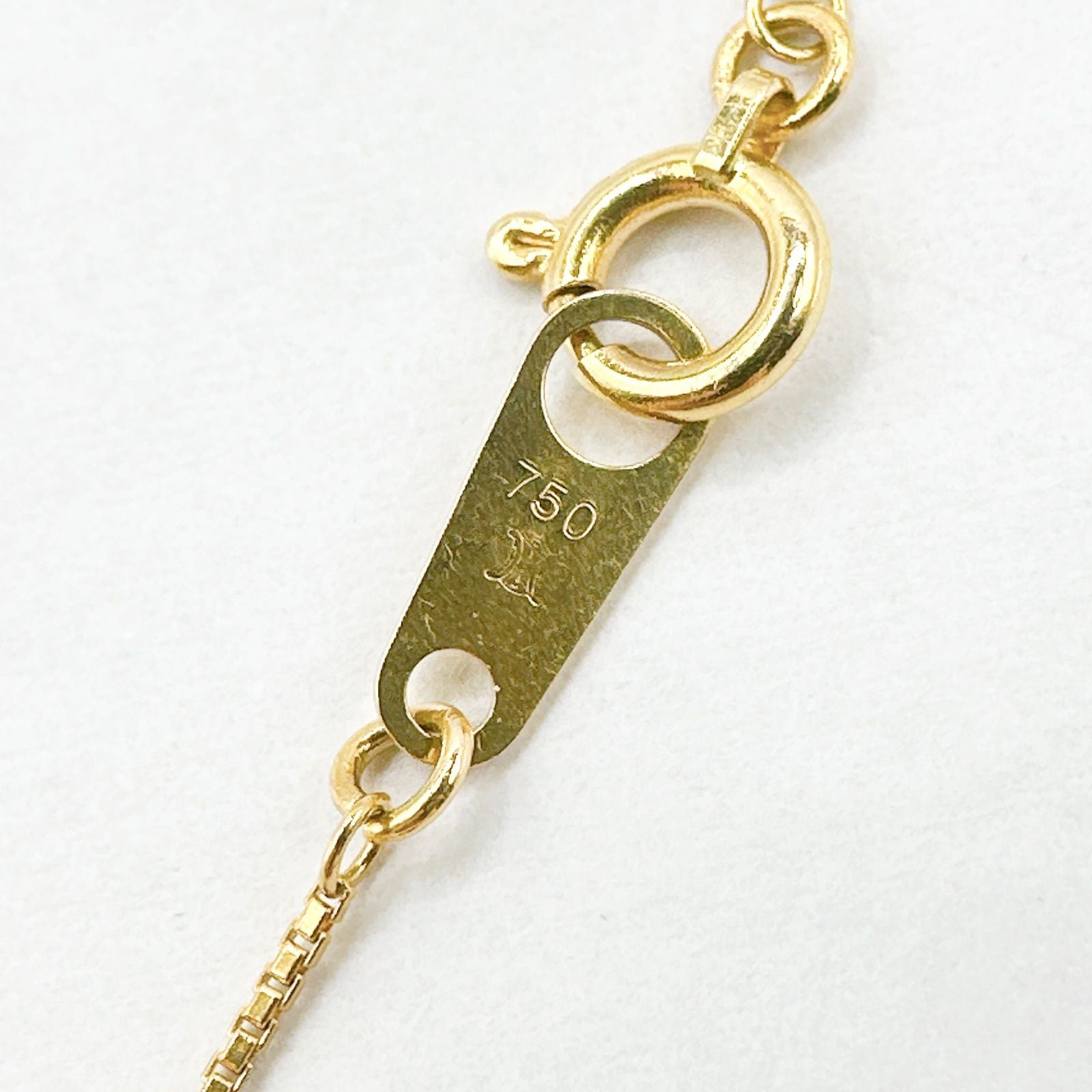 Celine Ruby Diamond Yellow Gold Necklace 42 cm — view 4