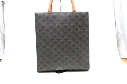 Celine Triomphe Small Vertical Cover Leather Tote — view 2
