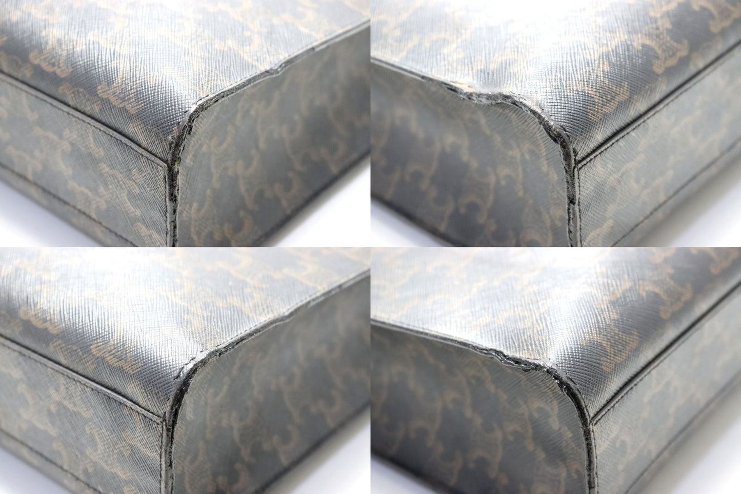 Celine Triomphe Small Vertical Cover Leather Tote — view 4