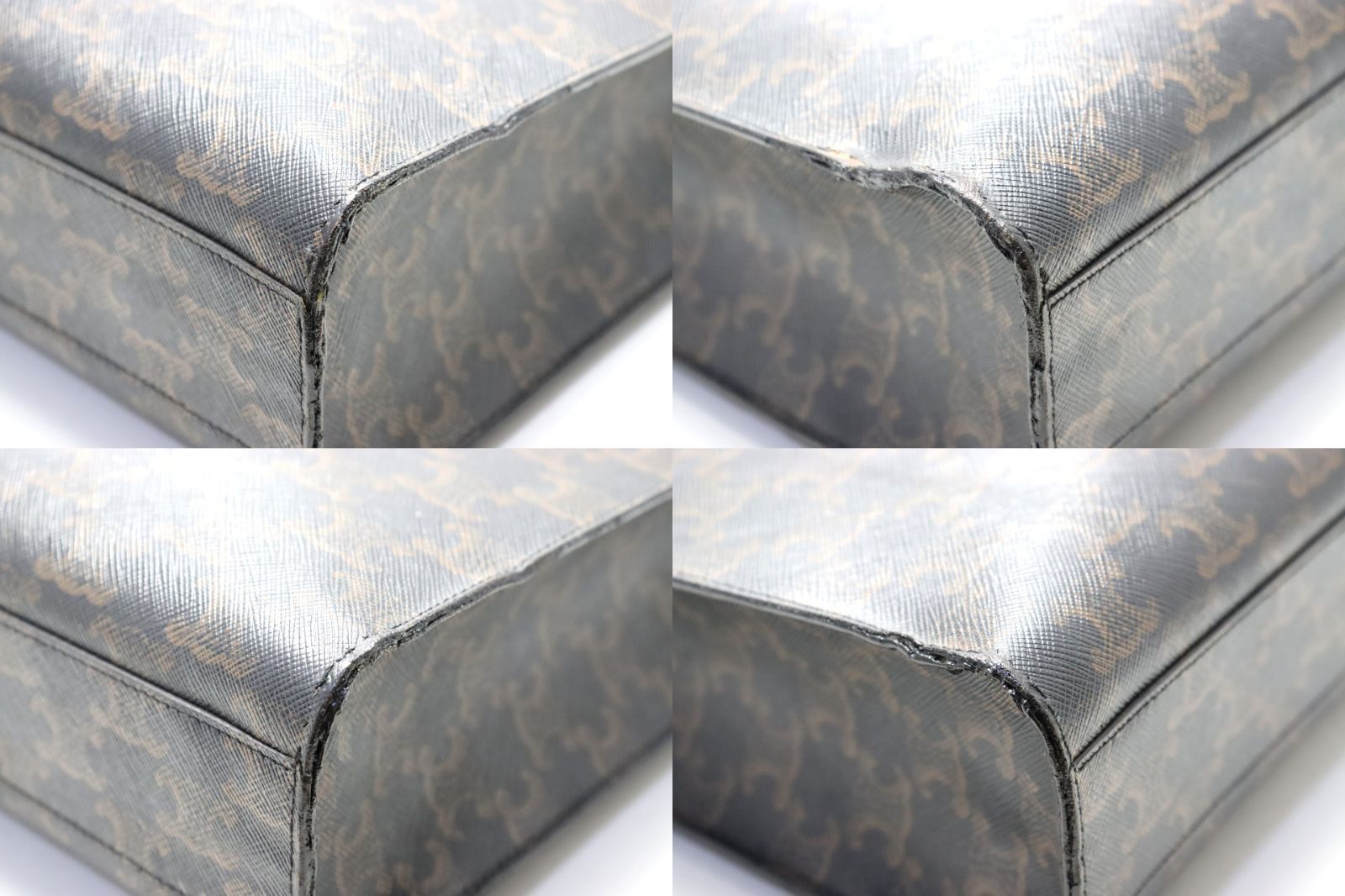 Celine Triomphe Small Vertical Cover Leather Tote — view 4