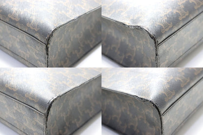 Celine Triomphe Small Vertical Cover Leather Tote — view 4